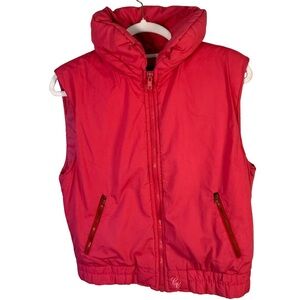 Vintage Competition By Pedigree Puffer Vest Size S Retro 90s Ski Outerwear
